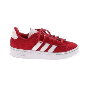 Adidas court sneakers suede red